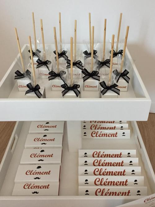 doopsuiker etagère presentatie jongen Wevelgem Bonino